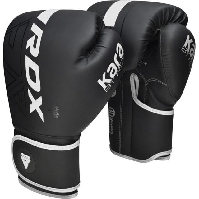 Боксерські рукавиці RDX F6 Kara Matte White 6 унцій (капа в комплекті) Каменское - изображение 8