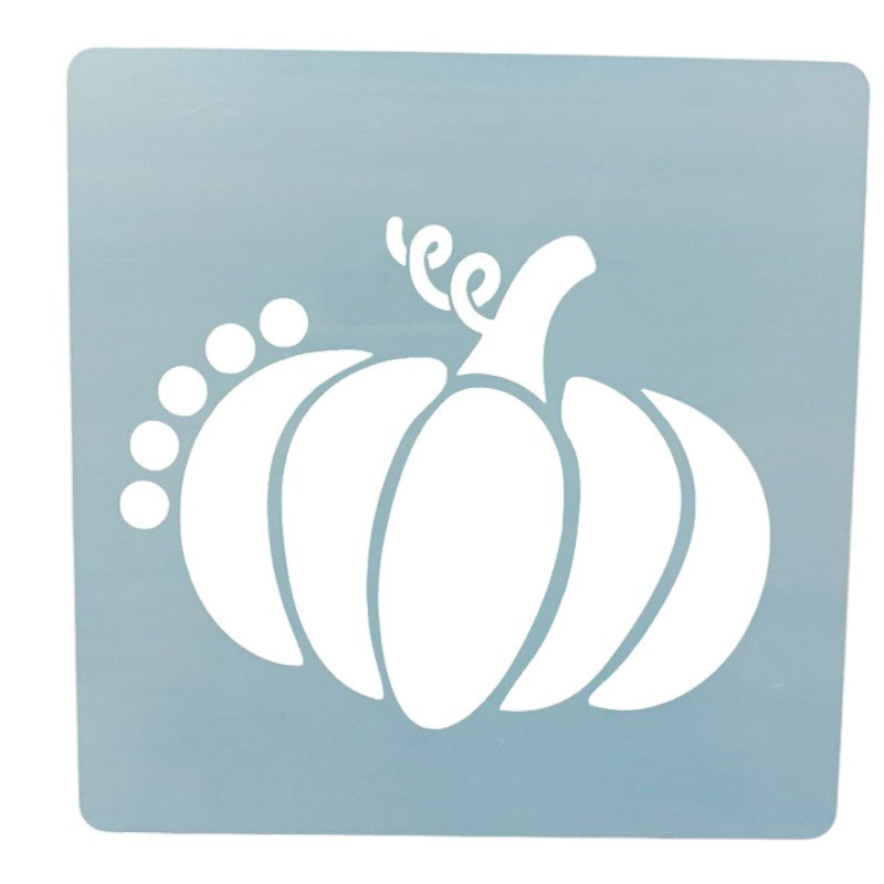 Трафарет тыква 15 на 15 см серый Киев - изображение 4