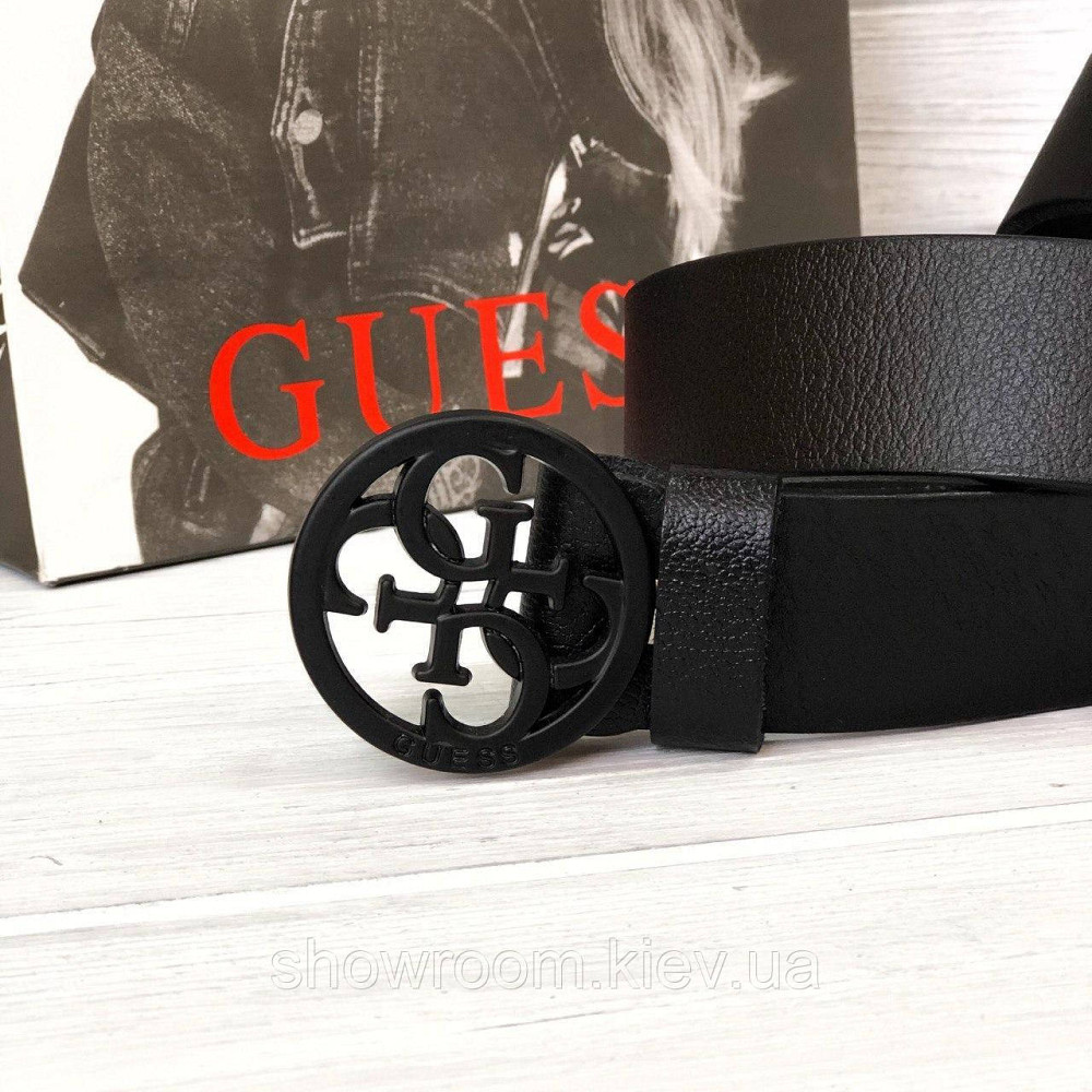 Жіночий шкіряний ремінь (4001) black 4 см Київ - фото 4