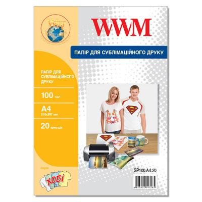 Фотопапір WWM A4 Sublimation, 100г, 20с (SP100.A4.20) Вінниця - фото 1