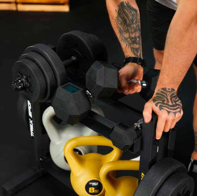 Стійка 2-рівнева для гантелей, дисків та гирь TX-045DR Киев - изображение 6