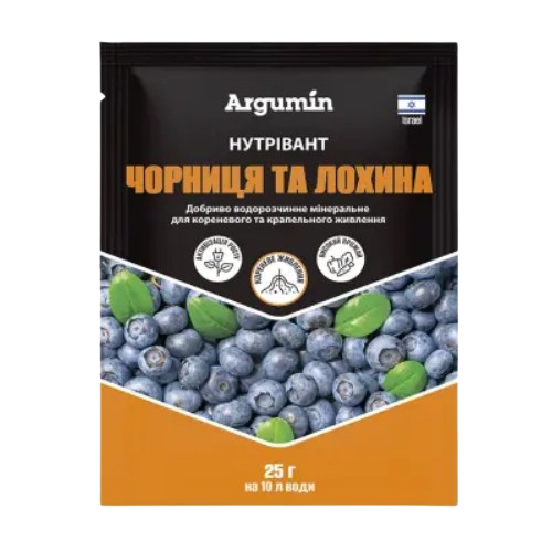 Добриво для чорниці та лохини 25гр Argumin Нутрівант Житомир