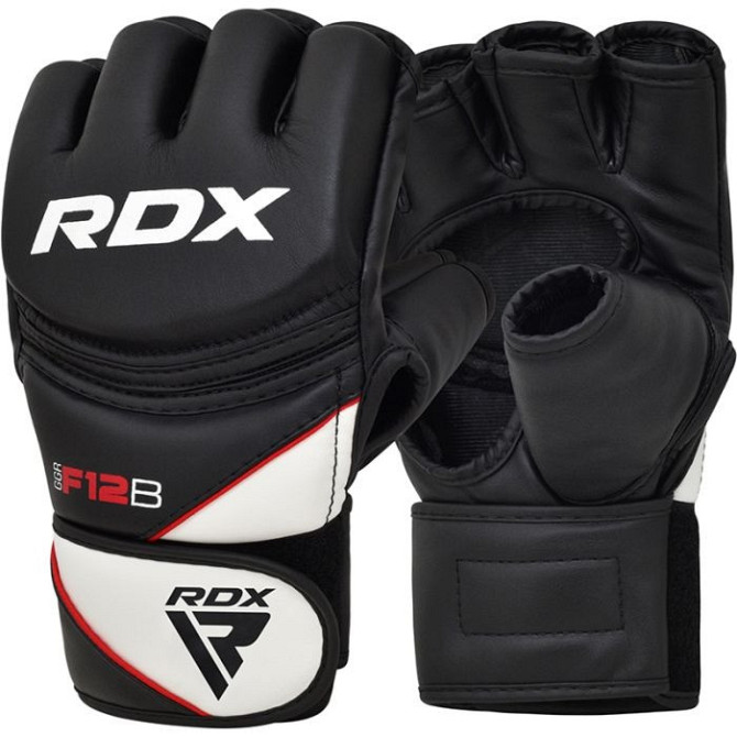 Рукавиці для ММА RDX F12 Model GGRF Black S (капа у комплекті) Каменское - изображение 2