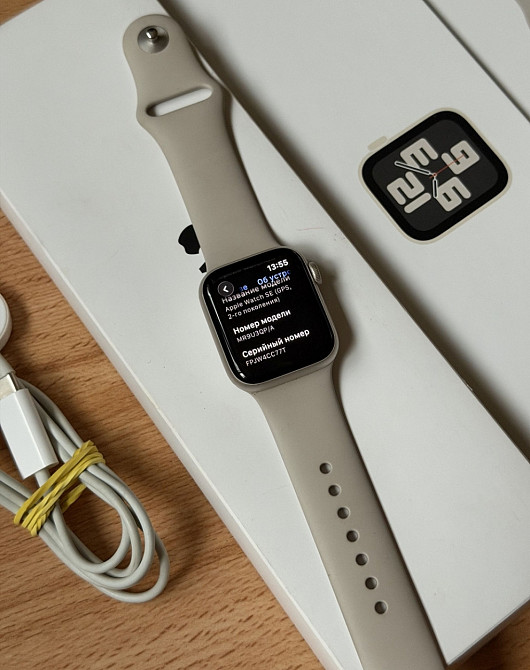 Apple Watch SE 2 40 mm Starlight / Повний комплект. Київ - фото 6