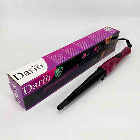 Плойка для локонів і утяжки волосся Dario DHC650C, Конусна плойка для завивки та укладання NB-15 Івано-Франківськ