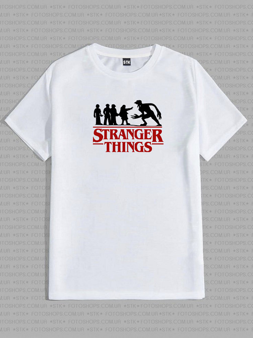 Футболка з фільму "Дуже дивні справи" Stranger things Оверсайз Одеса - фото 1