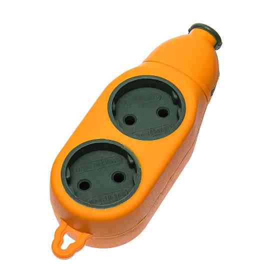 Колодка под удлинитель ADVANCED на 4 гнезда двусторонняя 16А-220V Днепр