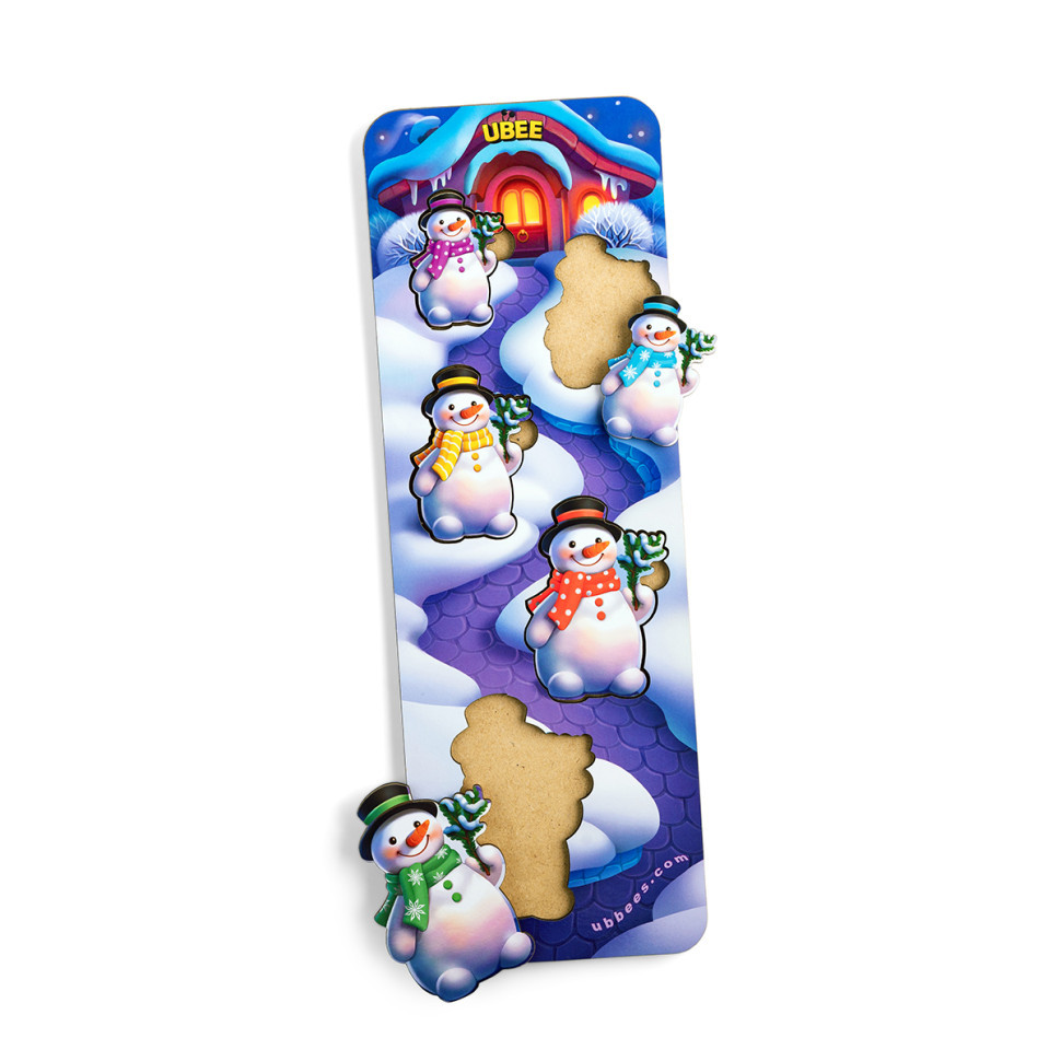 Розвиваючий пазл-вкладиш "Сніговики" (ПСД227) PSD227 більше-менше Вінниця - фото 1