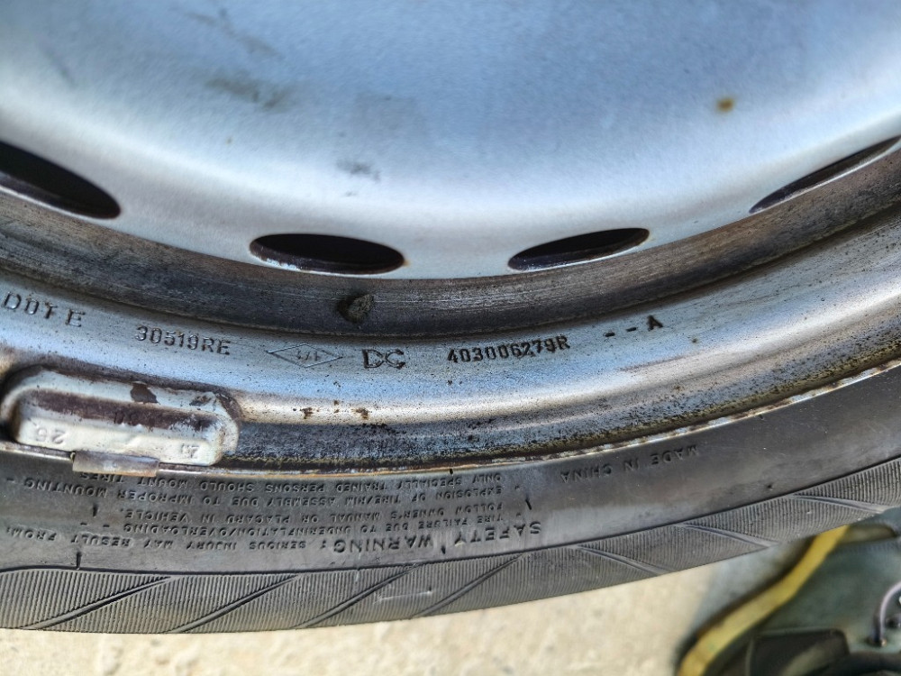 Диск колесний металевий з шиною Kenda 195/65 R15 Renault Kangoo 2008-2021 Ковель - изображение 5