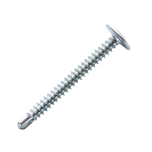 Саморіз з прес-шайбою зі свердлом 4,2*41мм цинк білий 100шт/уп APRO Житомир - фото 3