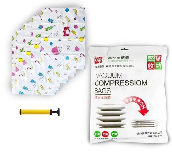 Вакуумні пакети для одягу R26106 з насосом, 5 шт Винница - изображение 3