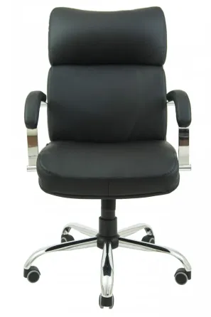 Офисное Кресло Руководителя Richman Dakota Fly 2230 Хром М1 Tilt Черный Киев
