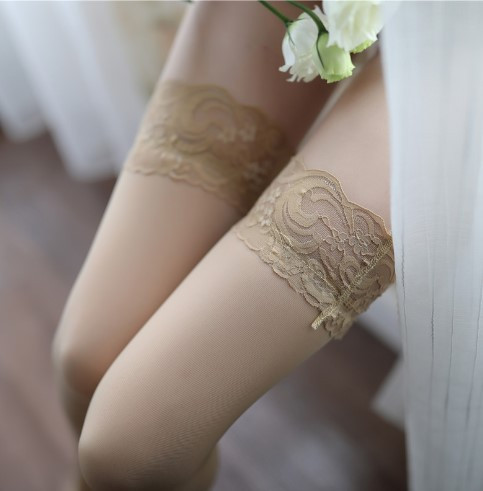 Панчохи жіночі бежеві на резинці - розмір універсальний до 3 розміру Київ - фото 2