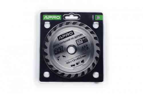 Диск пиляльний для дерева 125х22,2х24Т APRO Рівне
