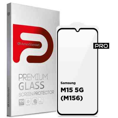 Стекло защитное Armorstandart Pro Samsung M15 5G (M156) Black (ARM74368) Винница