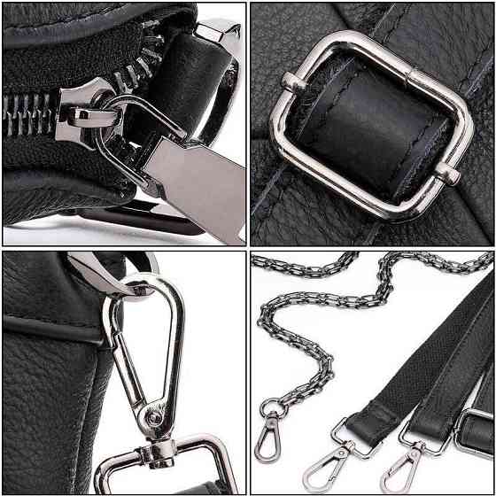 Сумка женская кожаная на одно отделение Vintage 20051 Черная Киев