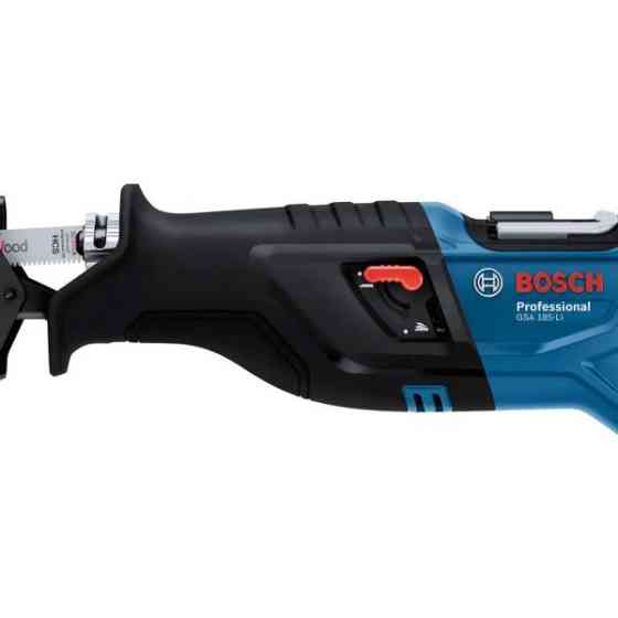 Акумуляторна шабельна пила Bosch GSA 185-LI 18В, безщіткова, 2 полотна, без АКБ Київ
