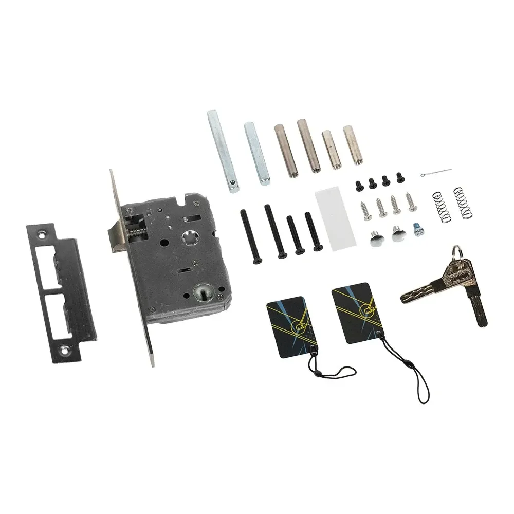 Замок біометричний автономний Trinix TRL-5101F Black L/R зі зчитувачем відбитків пальців і карт Mifare (65-00077) Київ - фото 11