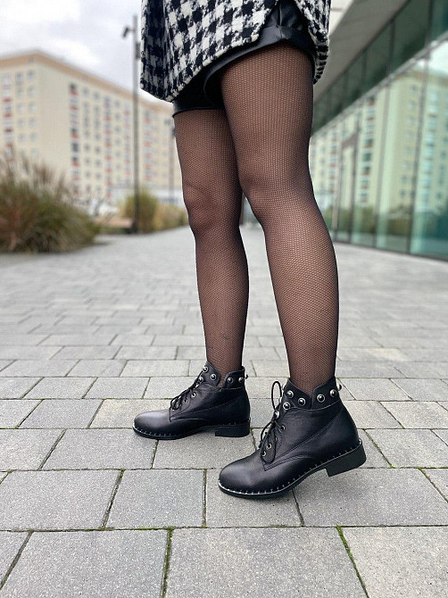 SOTHBY'S Черевики жіночі Sothby's чорні натуральна шкіра 37-40р. (Б-554/2 3544) Коломыя - изображение 8