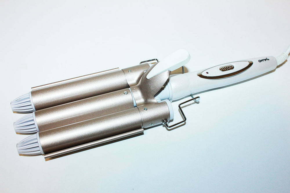 Потрійна плойка (щипці для волосся) керамічне покриття Gemei GM 1988 Вінниця - фото 3