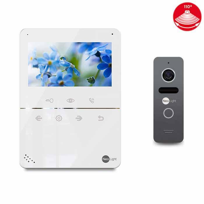 Комплект видеодомофона NeoLight Tetta и NeoLight Solo Graphite Киев - изображение 1