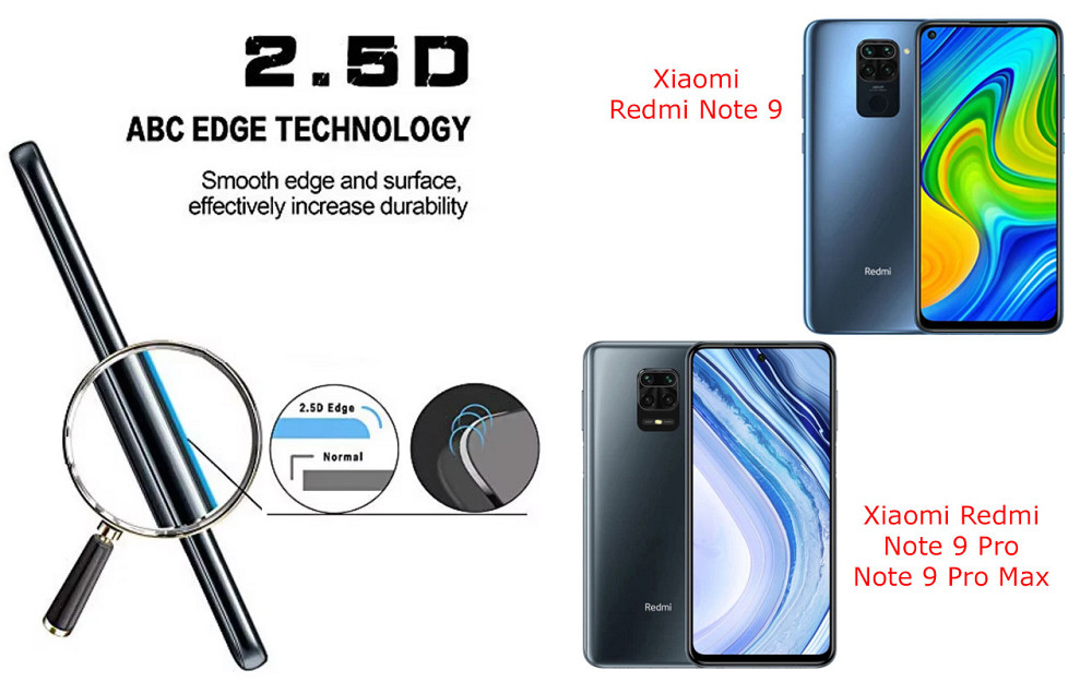 Захисне скло ArmorGlass для Xiaomi Redmi Note 9, 9 Pro, 9 Pro Max – стійке до подряпин та ударів Київ - фото 2