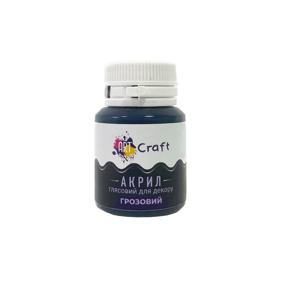 Акрилова фарба глянцева "Грозовий" 20 мл AG-7511 Art Craft Вінниця - фото 1