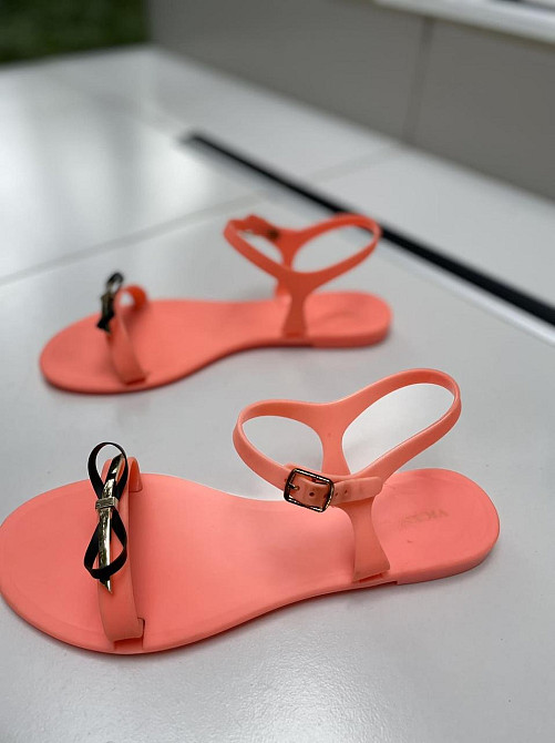 Vices Яскраві жіночі босоніжки з силікону літні VICES PT80-20 персикового кольору р. 39-40 Коломыя - изображение 2