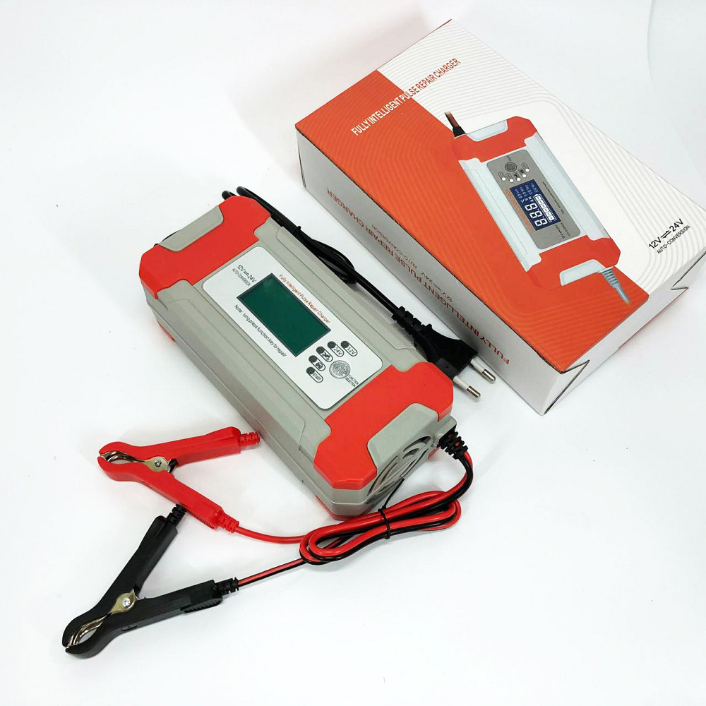 Автоматичний зарядний пристрій для акумулятора авто Імпульсний зарядний пристрій розумна зарядка Battery Charger Київ - фото 2