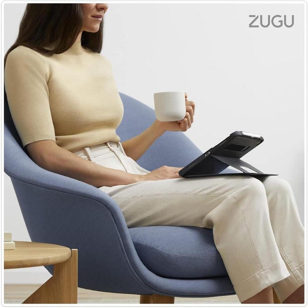 Чехол ZUGU для iPad Pro 13 M4/M5 2024/2025 с держателем Apple Pencil автоотключение несколько положений Slate Киев - изображение 4
