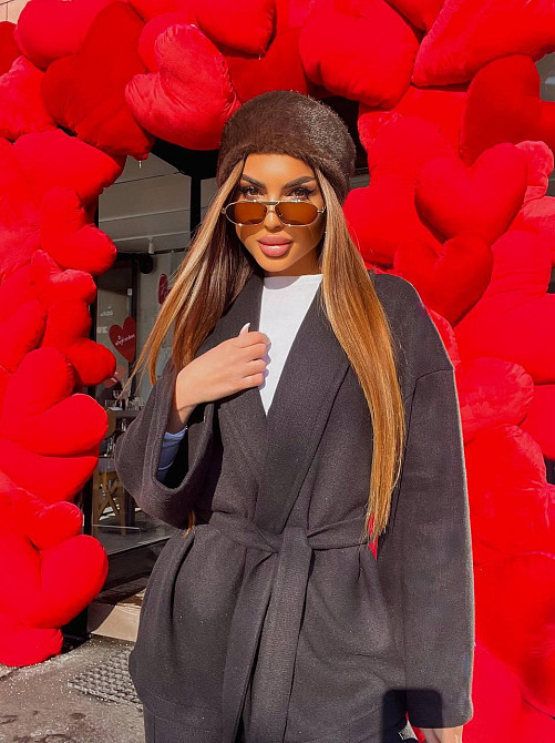 Женский стильный повседневный костюм кимоно + леггинсы турецкая ангора вязка Одесса - изображение 10