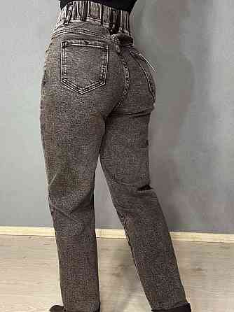 Джинсы женские Vanver 82099 MOM comfort талия на резинке со шнурком коричневые, коричневый, 29, 29, 82 см, 104 см Киев