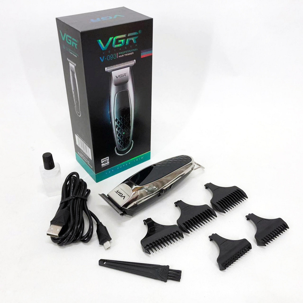 Професійна машинка для стрижки волосся на акумуляторі VGR V-093, Машинка для стрижки волосся і гоління GO-84 Івано-Франківськ - фото 3