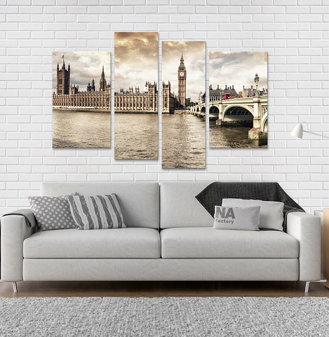 Модульная картина Лондон Art-142_4 Киев - изображение 2