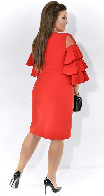 Эффектное коктейльное платье большого размера (56) Киев - изображение 2