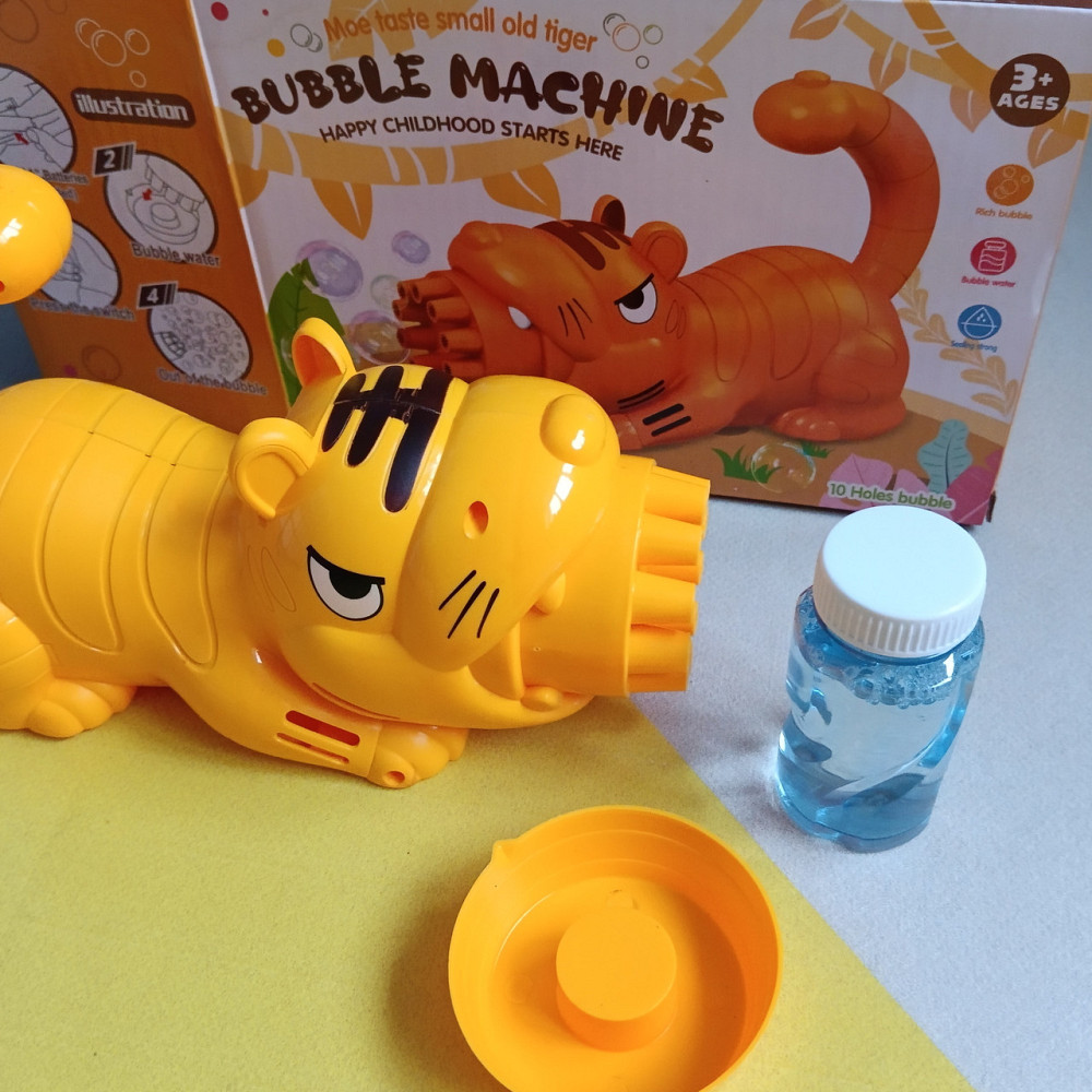 Генератор мыльных пузырей на батарейках в форме Тигра Киев - изображение 1
