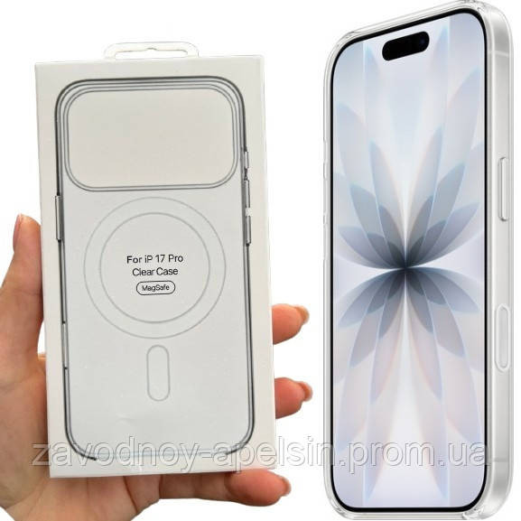 Iphone 17 Pro Прозрачный чехол Магсейф Акрил (PC) Одесса - изображение 2
