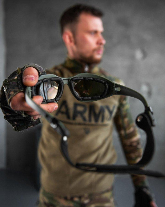 Тактические очки Daisy С5 oliva РТ6263 Одеса - фото 6