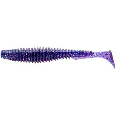 Силикон рыболовный FishUP U-Shad 2.5" 060 - Dark Violet/Павлина&Silver (9шт/уп) (1862.01.15) Винница