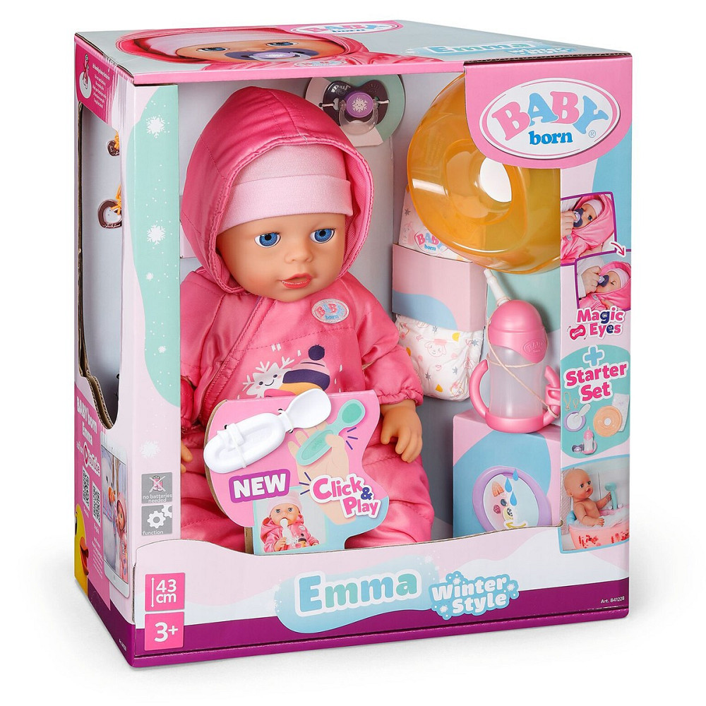 Лялька Baby Born серії Click & Play – Зимовий стиль Емми (43 см) Днепр - изображение 1