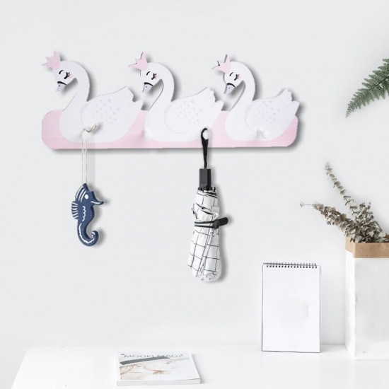 Детская деревянная настенная вешалка Лебеди Винница - изображение 3