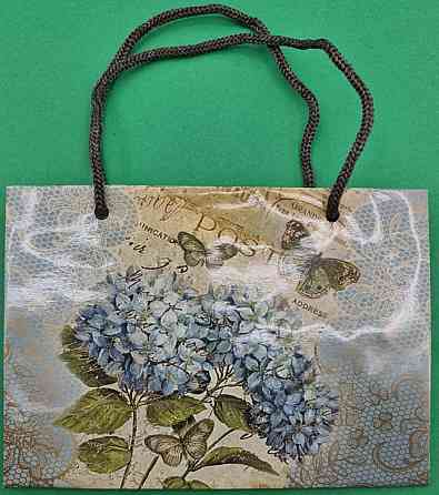 Пакет бумажный малый горизонтальный 11/18/5(арт М018) (12 шт) Харьков