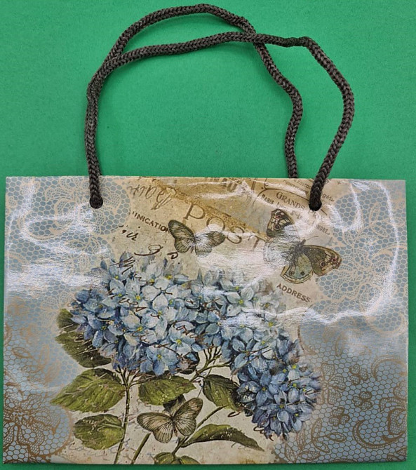 Пакет бумажный малый горизонтальный 11/18/5(арт М018) (12 шт) Харьков - изображение 3