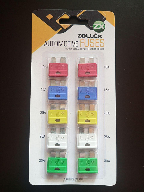 Запобіжник FT Zollex 10 А 15 А 20 А 25 А 30 А Євро 12006 Полтава - фото 1