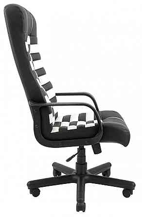 Офісне Крісло Керівника Richman Atlant Fly 2300-2230 Пластік М1 Tilt Чорно-білий Київ
