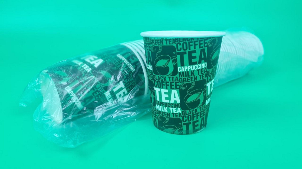 Стакан  бумажный 175мл Юнита   TEA зеленый h7 (50 шт) Харьков - изображение 2