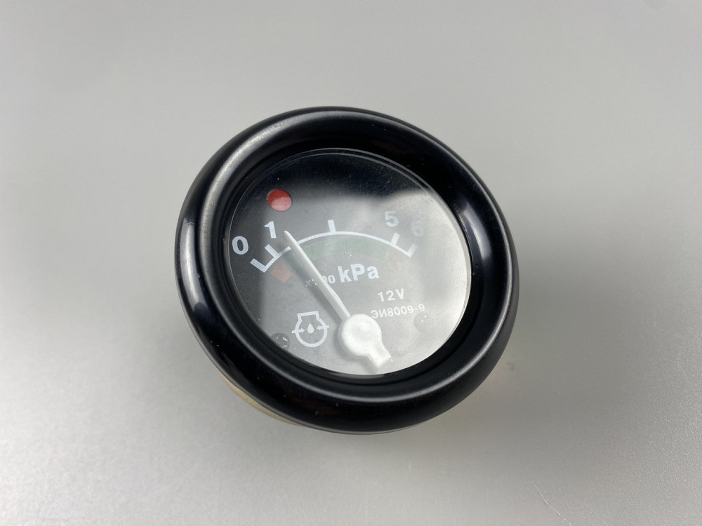 Покажчик тиску олії трактора МТЗ датчик манометр механічний 12В 0 - 6 атм Мукачево - фото 2