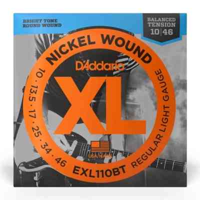 Струны для гитары D'Addario XL Nickel Wound Regular Light Balanced Tension (10-46) (EXL110BT) Винница