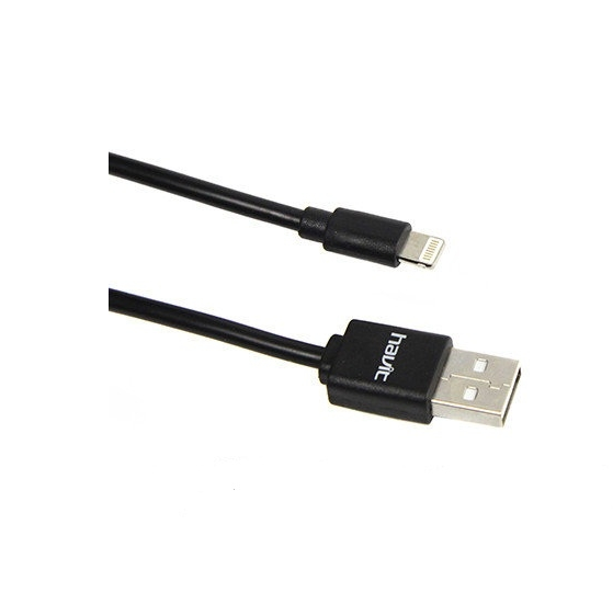 Кабель USB Lightning Havit HV-CB8501 2,0A 1м чорний Житомир - фото 1