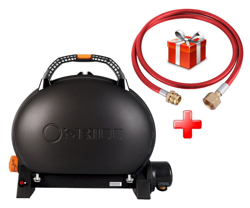 КОМПЛЕКТ Портативний переносний газовий гриль O-GRILL 500, чорний + шланг в подарунок! Код: 011672 Рівне - фото 11